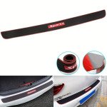 ABS Rear Trunk Sill Bumper Guard Protector Pad Cover Strip
