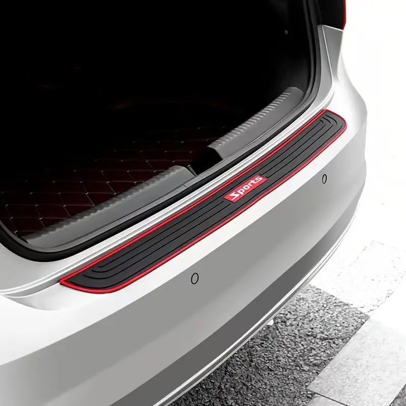 ABS Rear Trunk Sill Bumper Guard Protector Pad Cover Strip
