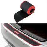 ABS Rear Trunk Sill Bumper Guard Protector Pad Cover Strip