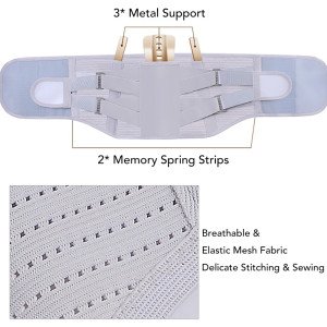 LUMBAR SUPPORT BELT FOR THE BACK